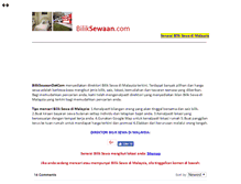 Tablet Screenshot of biliksewaan.com